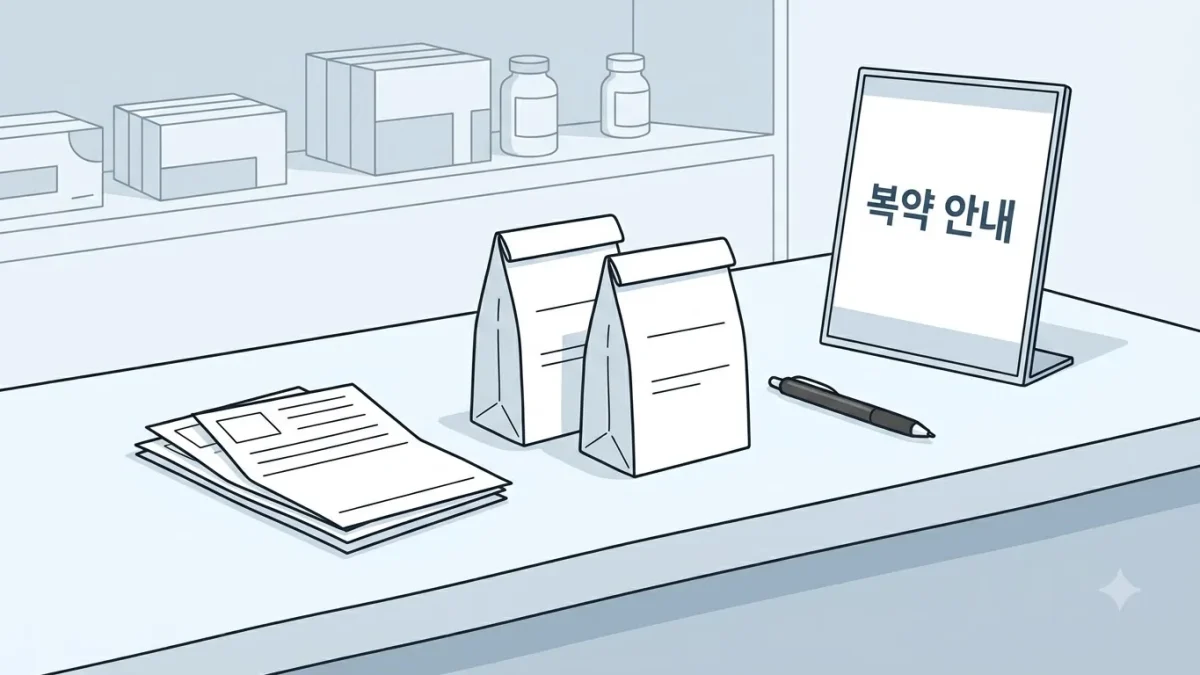 약 봉투와 처방전 읽는 법 — 표기 항목별 의미