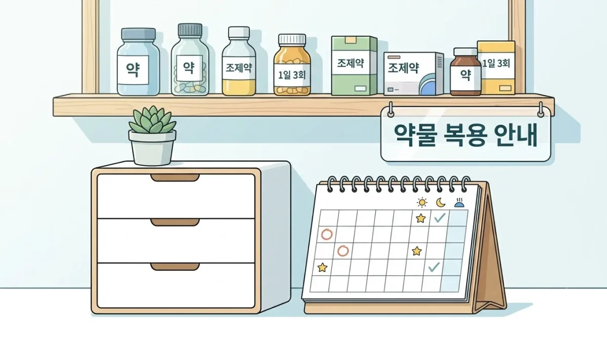 약 보관법 — 실온·냉장 구분과 유효기간 기준
