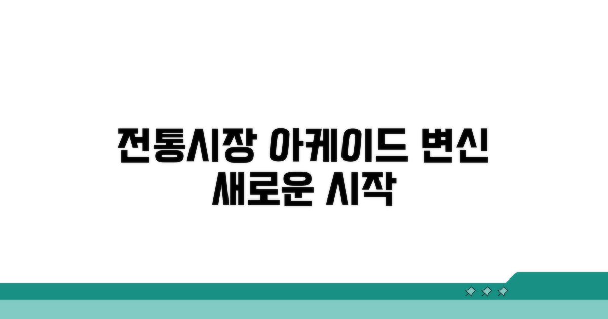 전통시장 아케이드 현대화 사업