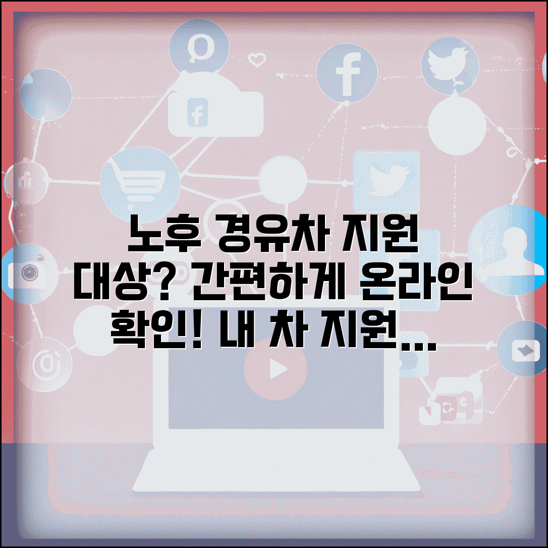 노후경유차 대상 조회 | 내 차 지원 대상 확인 | 온라인 조회 방법