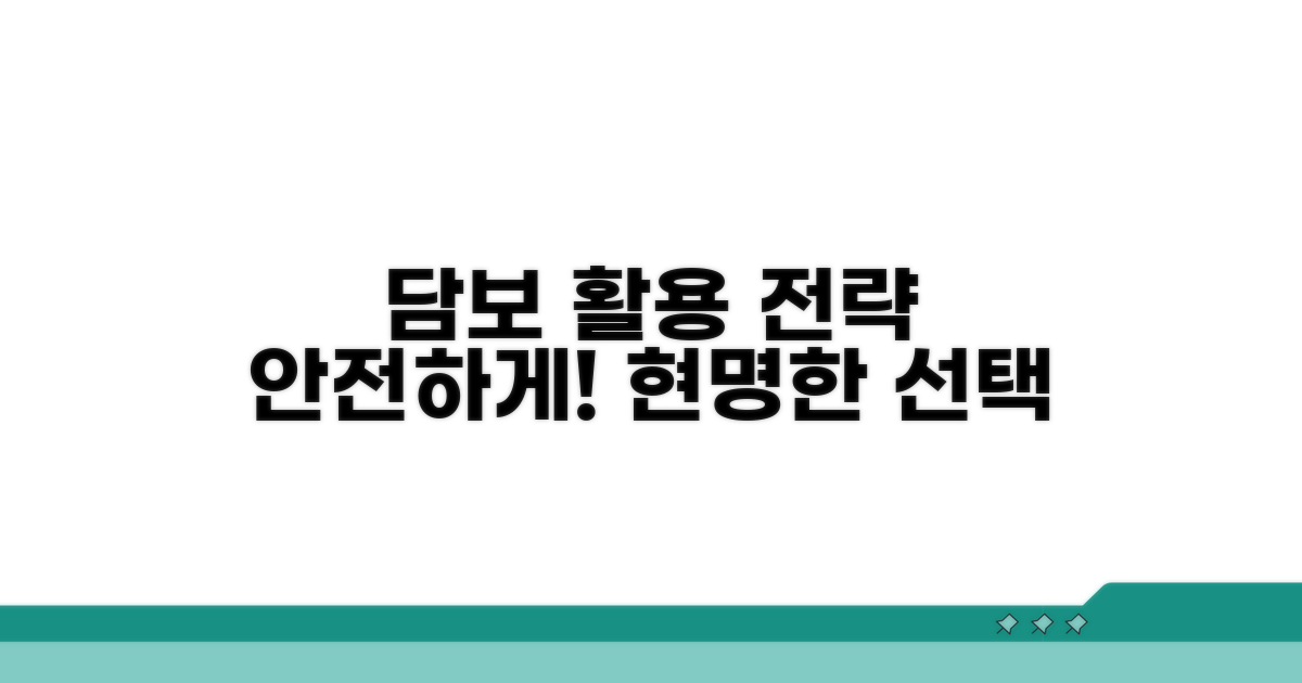 안전하게 담보 활용하기 위한 전략