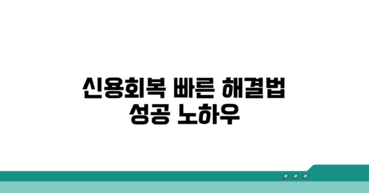 현명한 신용회복 노하우