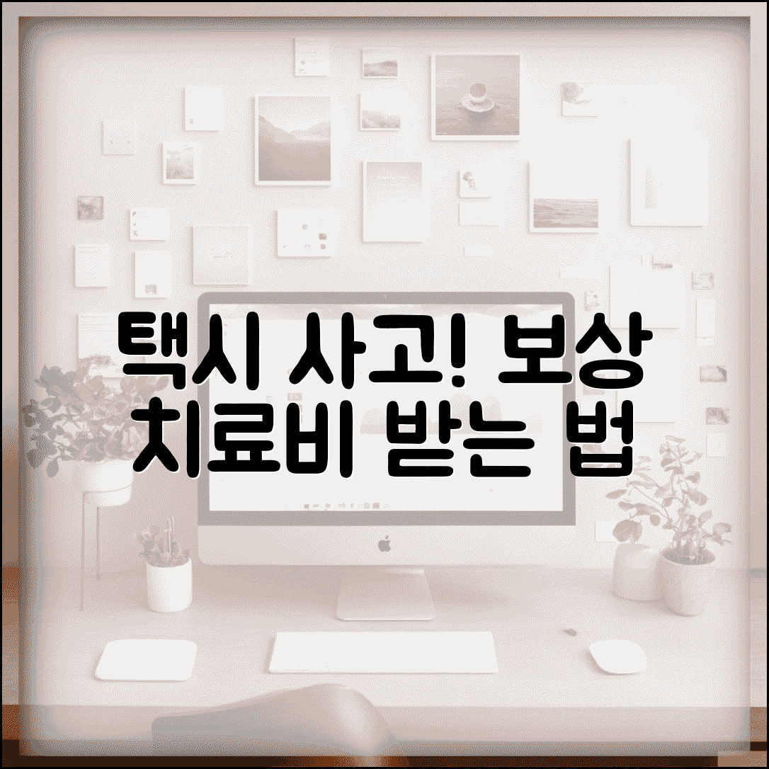 택시 타고가다가 사고났을때 보상 | 승객 상해 보험 처리와 치료비 보상 받는 방법