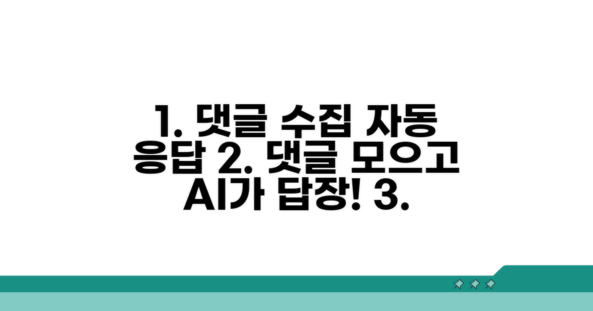 댓글 수집부터 자동 응답까지
