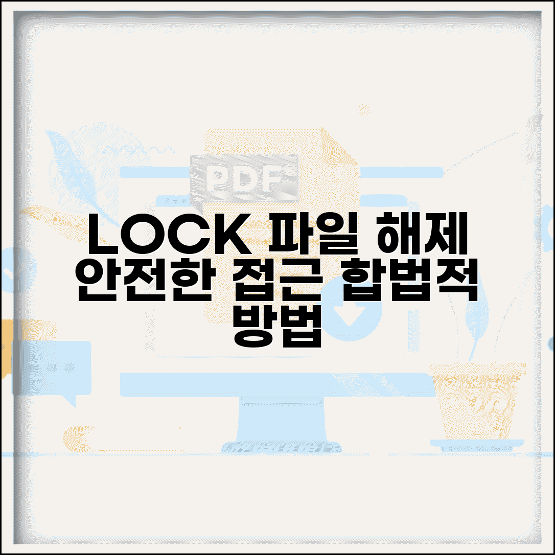 LOCK 파일 압축 풀기 보안 해제 | 암호화된 압축 파일 안전하게 접근하는 합법적 방법
