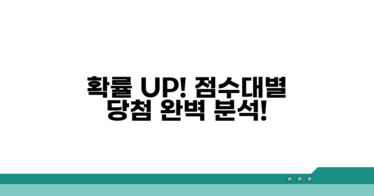 점수별 당첨 확률 완전 분석