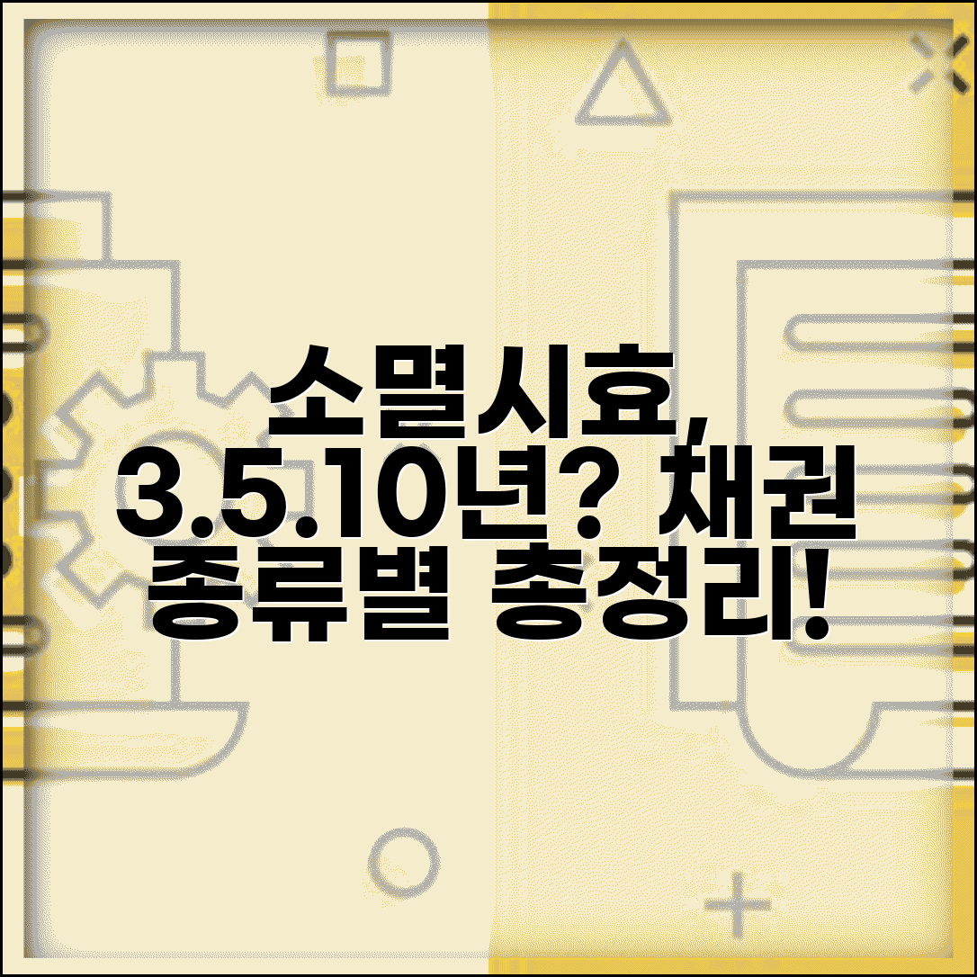 소멸시효 3년 5년 10년 | 채권별 소멸시효 기간과 시효중단 사유