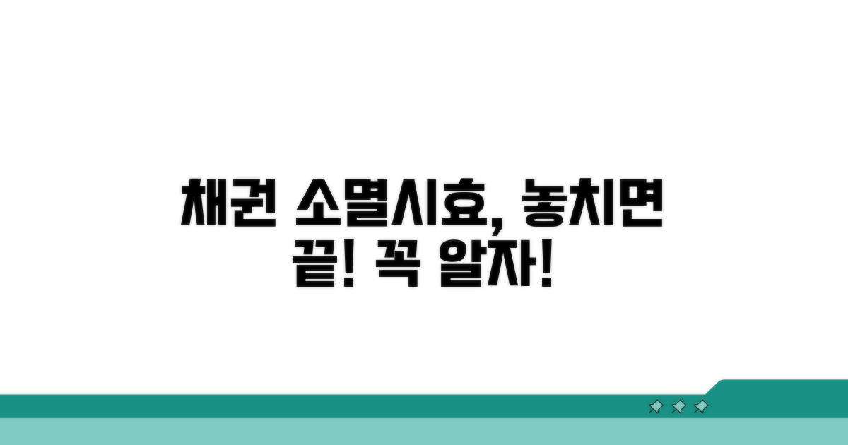 채권 소멸시효, 꼭 알아야 할 팁