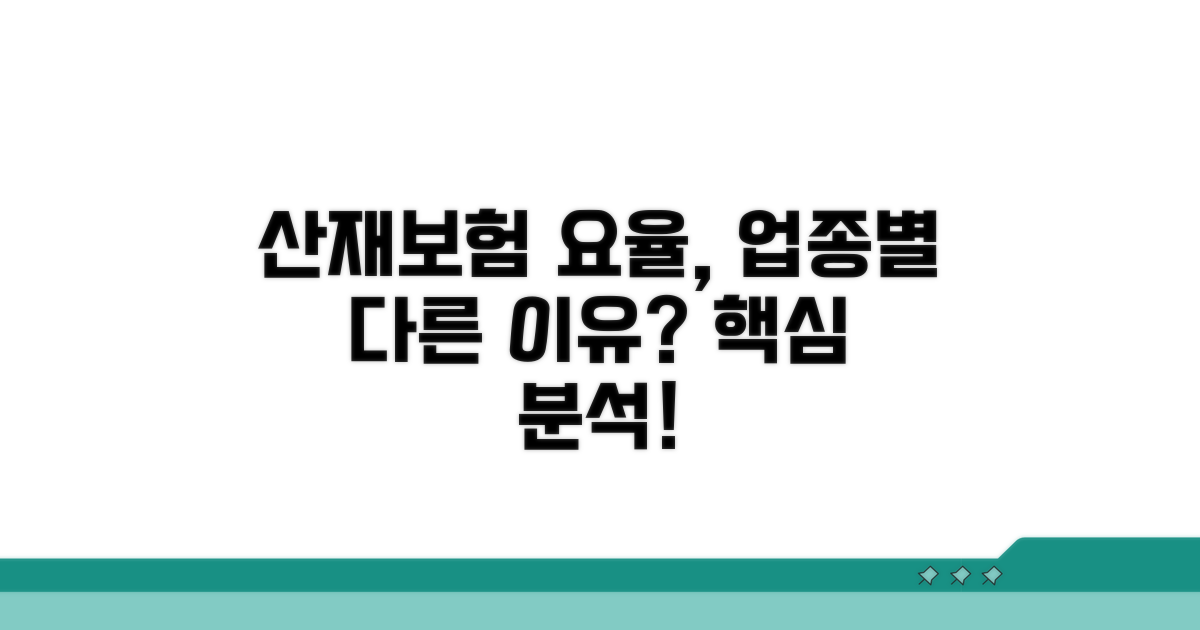 업종별 산재보험 요율, 왜 다를까?