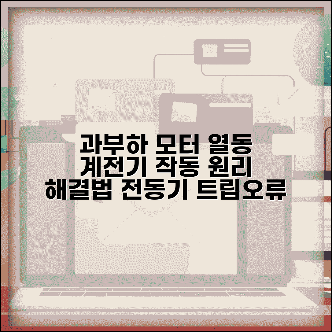 전동기 과부하 트립 오류 | 모터 열동 계전기 작동