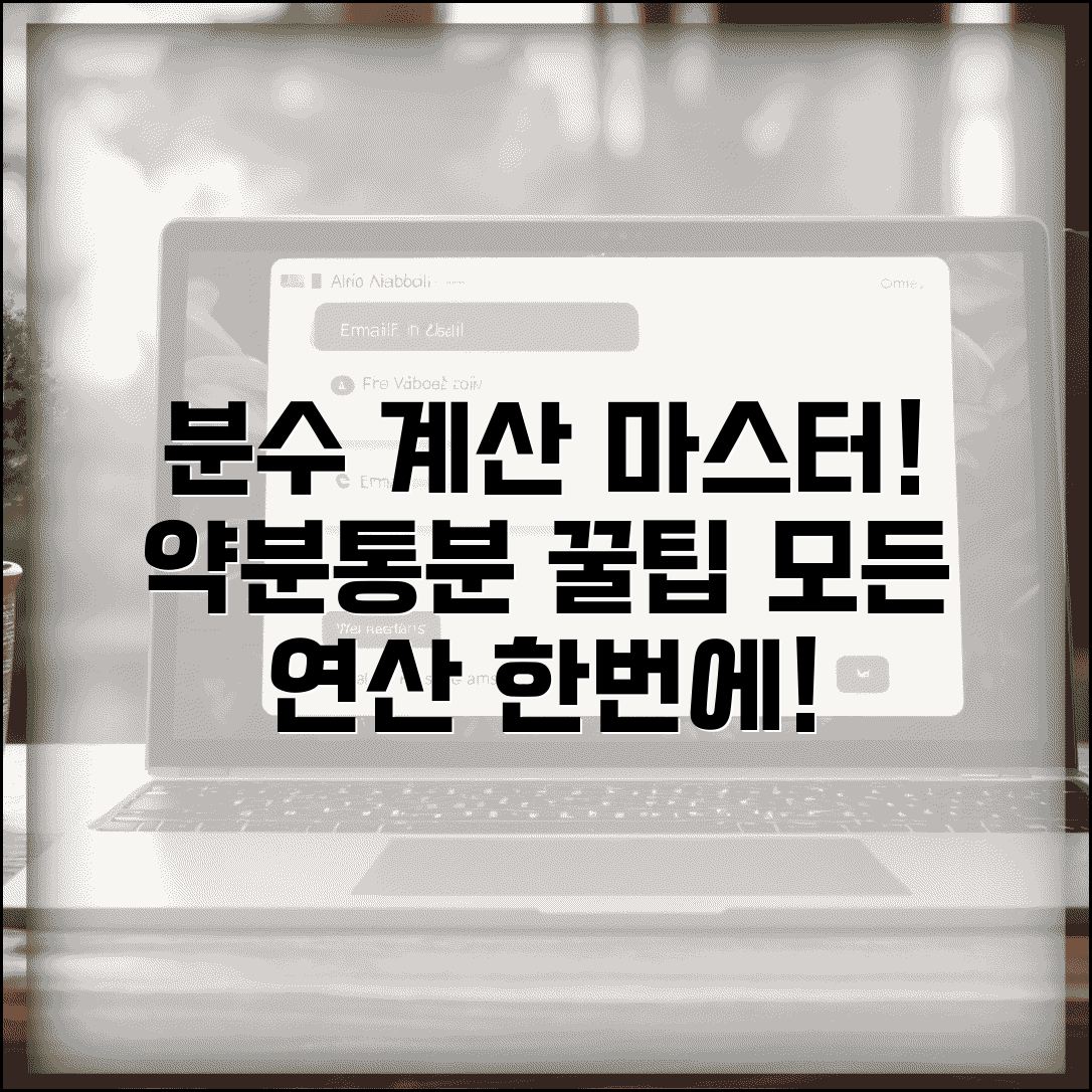 분수계산법 총정리 | 모든 연산 한번에 마스터 | 약분·통분 활용 팁