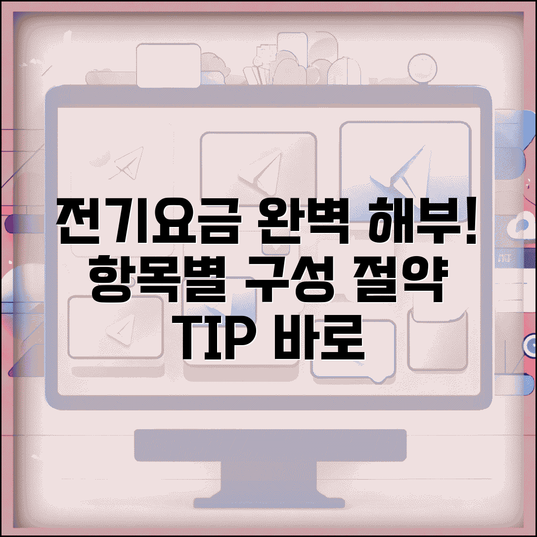 전기요금 고지서 읽는 법 | 항목별 요금 구성과 절약 팁