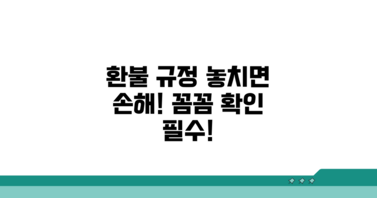 환불 규정, 꼼꼼하게 확인해야 할 것들