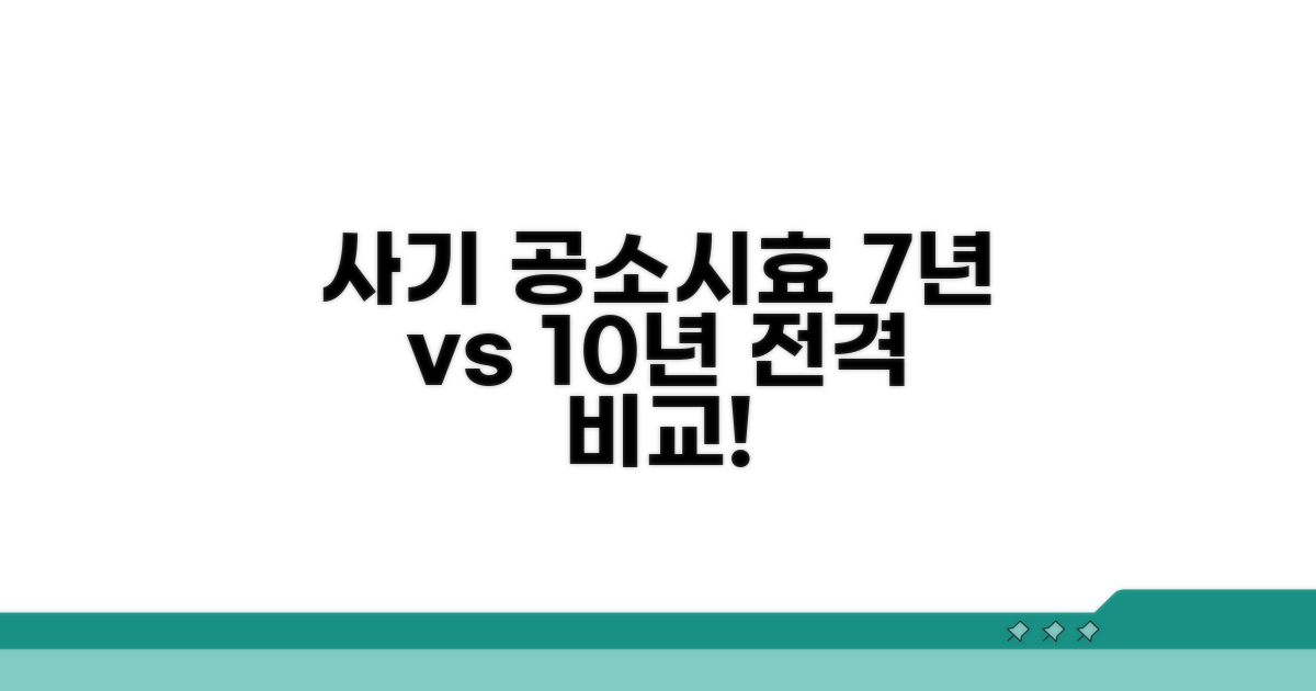 사기죄 공소시효 7년 vs 10년 총정리