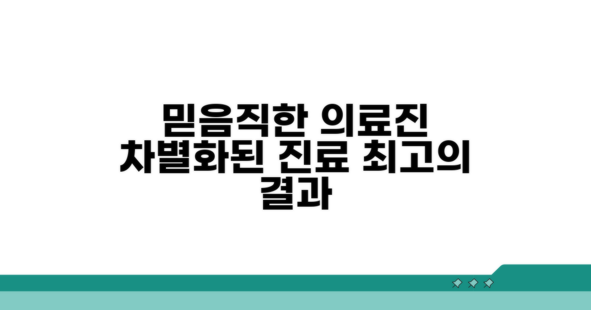 실력 있는 의료진과 특화 진료