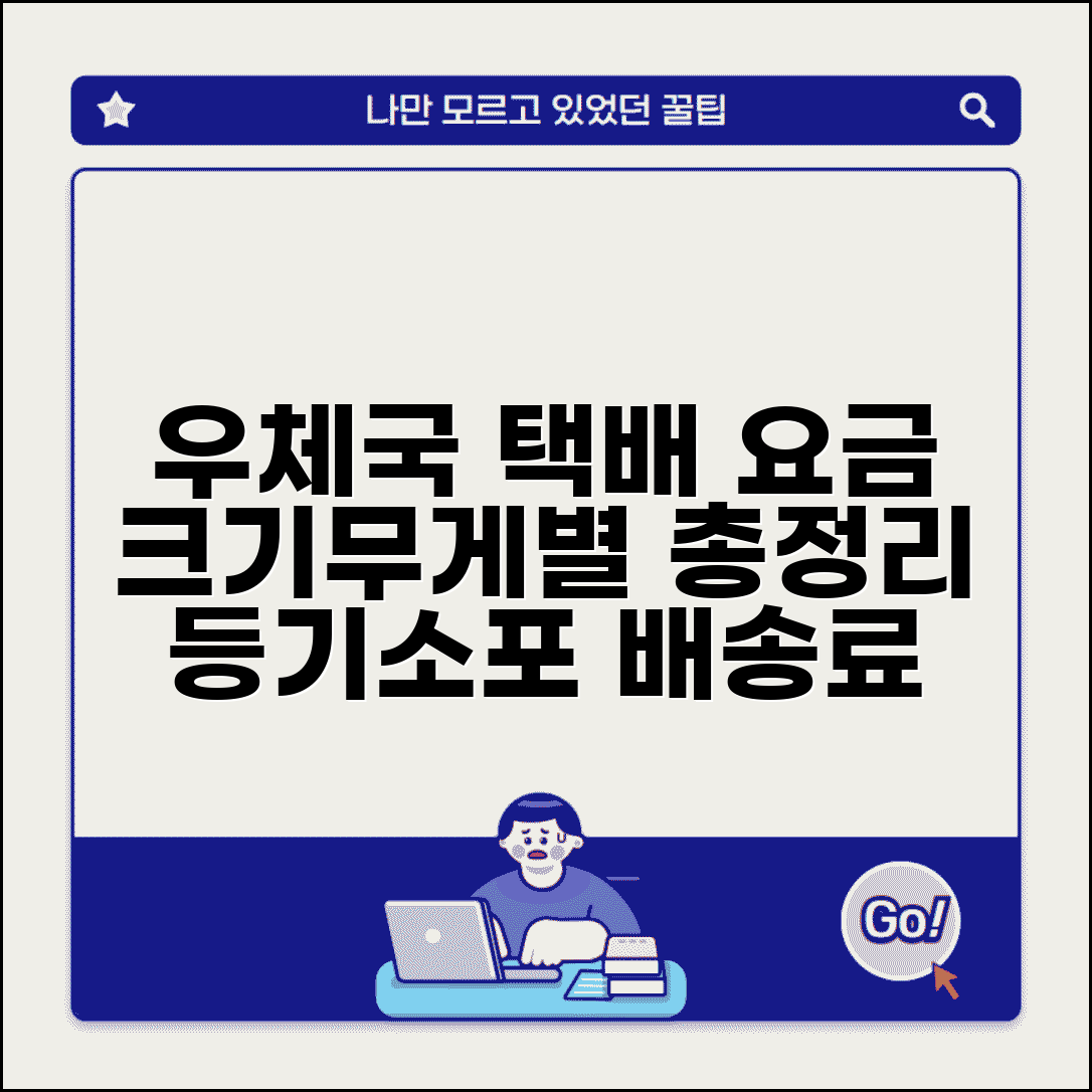 우체국 택배 요금표 크기별 무게별 | 등기우편 소포 배송료 완벽 정리