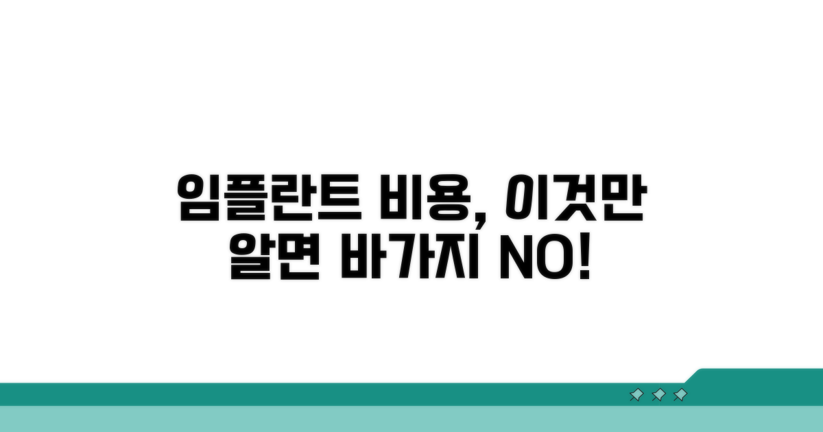 임플란트 시술, 비용 차이 꼼꼼히 따지기