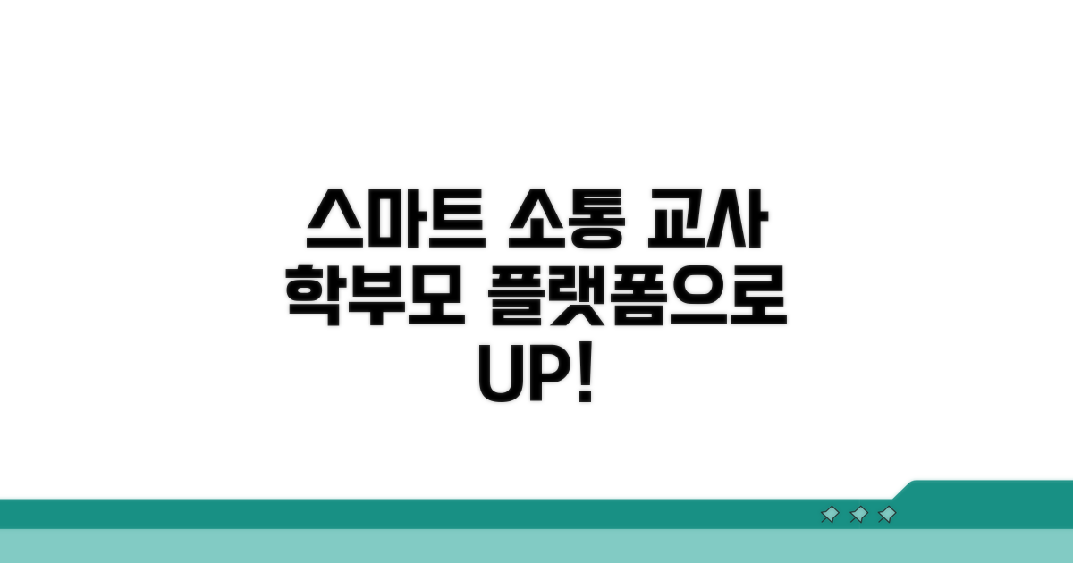 교사 학부모 소통, 플랫폼으로 스마트하게