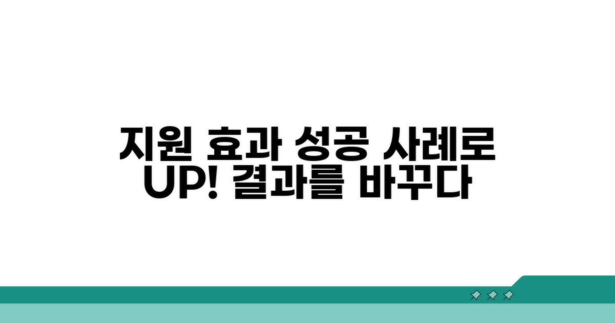 성공 사례와 함께 알아보는 지원 효과