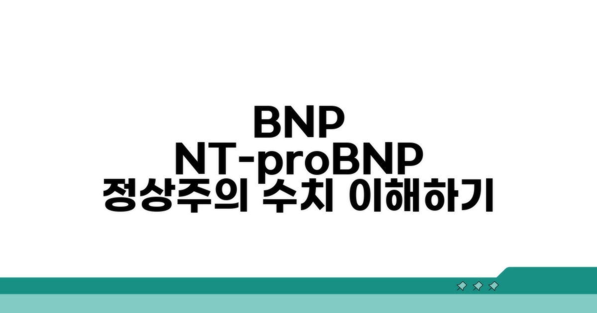 BNP NT-proBNP 수치 의미 이해